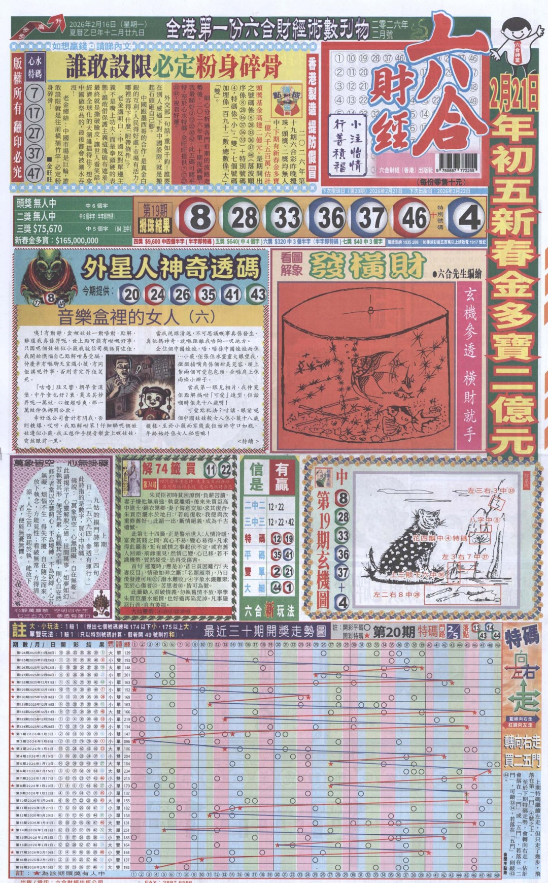 020期六合财经A加大版[图]